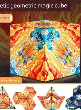 Shashibo Cube Magnet Fidget Changeable Magnetic Magic Cube A