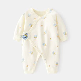 Cotton Newborn Baby Girl Boy Romper Print Infant Jumpsuit Ca