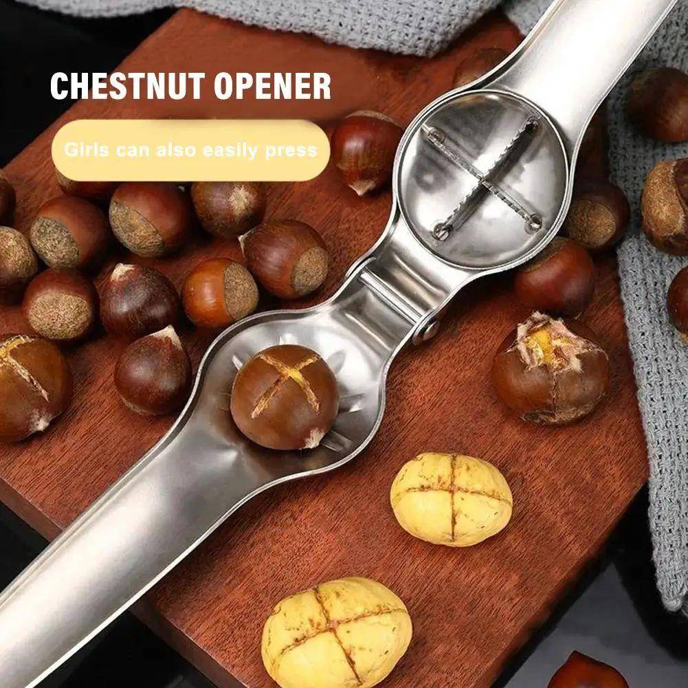 Stainless Steel Quick Chestnut Opener Quick Clip Walnut Plie