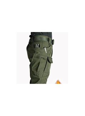 Men Straight Leg Cargo Pants Loose Casual Tactical Work
