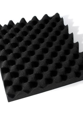 30 x 30 x 6cm Soundproofing Foam Egg Crate Acoustic Wedge Fo