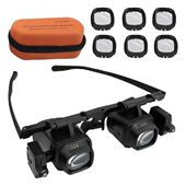 Magnifying Magnifier Glasses LED Head Mount With Light