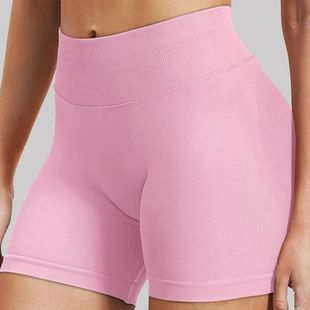 Band Ribbed Gym Women Clothes Shorts Workout Low
