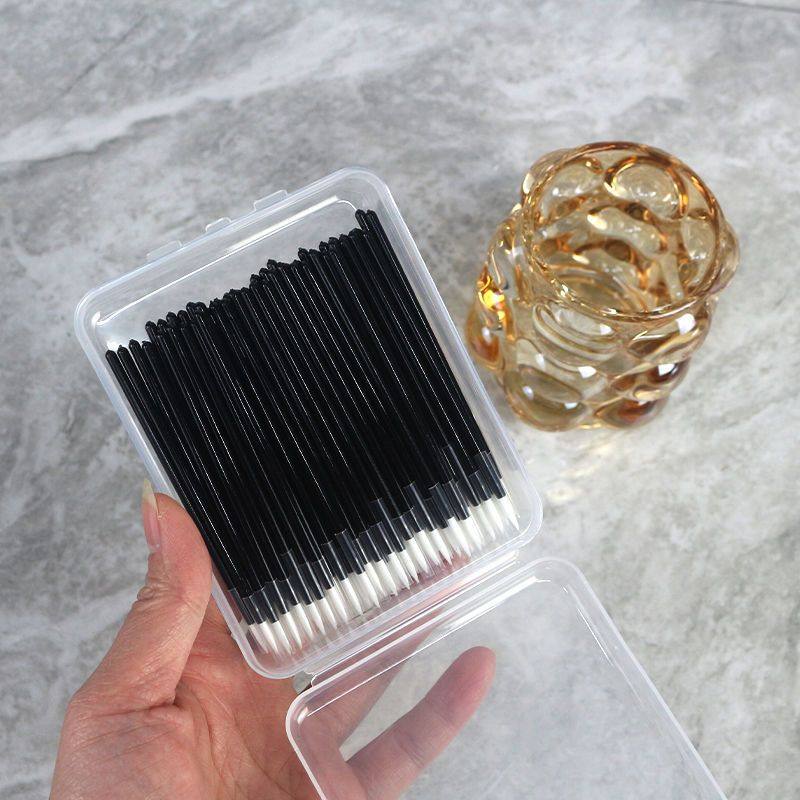 带盖帽 一次性眼线刷便携唇线棒遮瑕笔口红小刷子睫毛刷眉梳