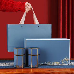 高档茶叶礼盒包装盒空礼盒半斤一斤装通用春茶龙井日照绿茶红茶盒