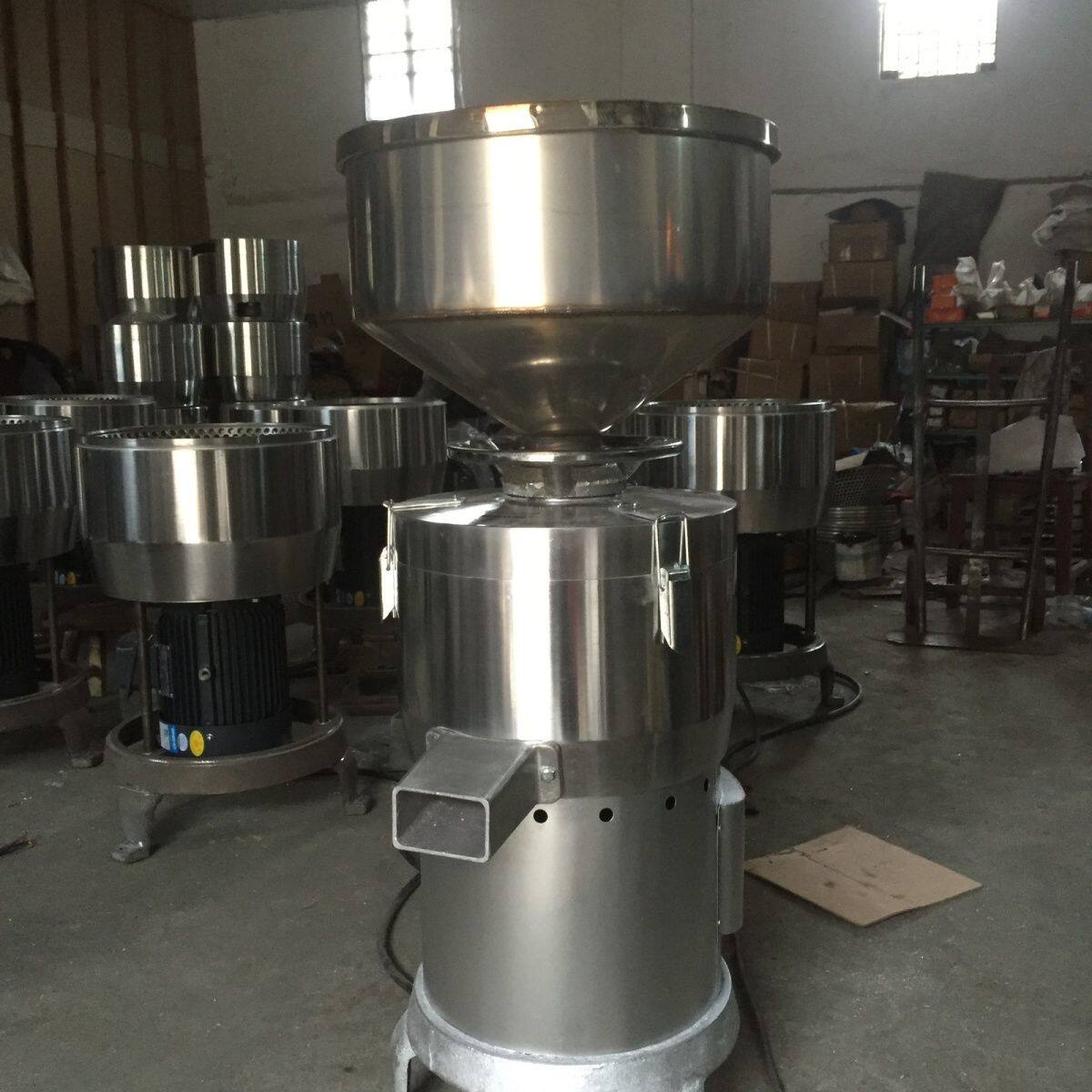 商用不锈钢全自动肠粉机磨浆机150型大型米浆机磨浆机石磨磨糊机