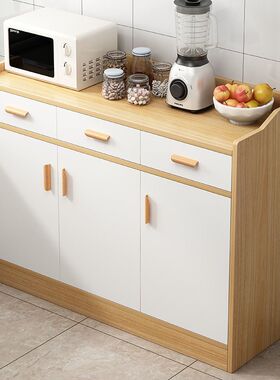 厨房新款多功能橱柜碗柜客厅大容量茶水柜家用简约餐边柜储物柜子