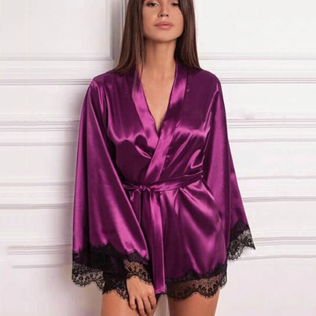 robe pajamas sexy women's bathrobe 长袍 睡衣 性感 女式浴袍