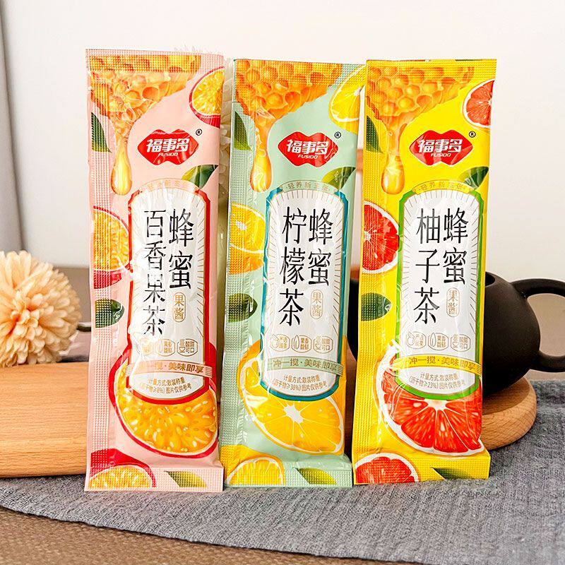 福事多蜂蜜柚子茶小包装百香果小包便携独立冲泡柠檬果茶饮品饮料