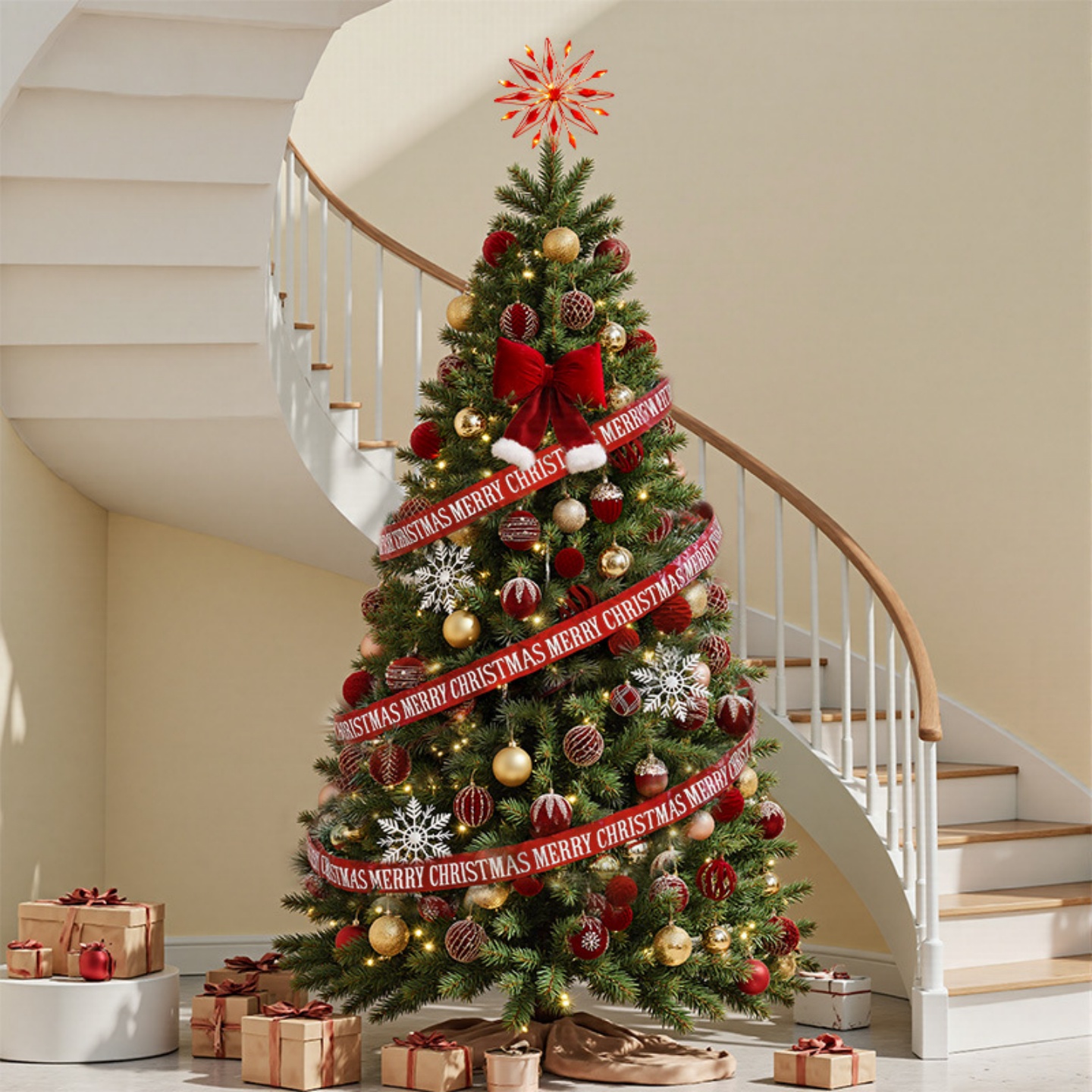 Christmas tree圣诞树客厅落地摆件大型2025新款装饰套装加密2米