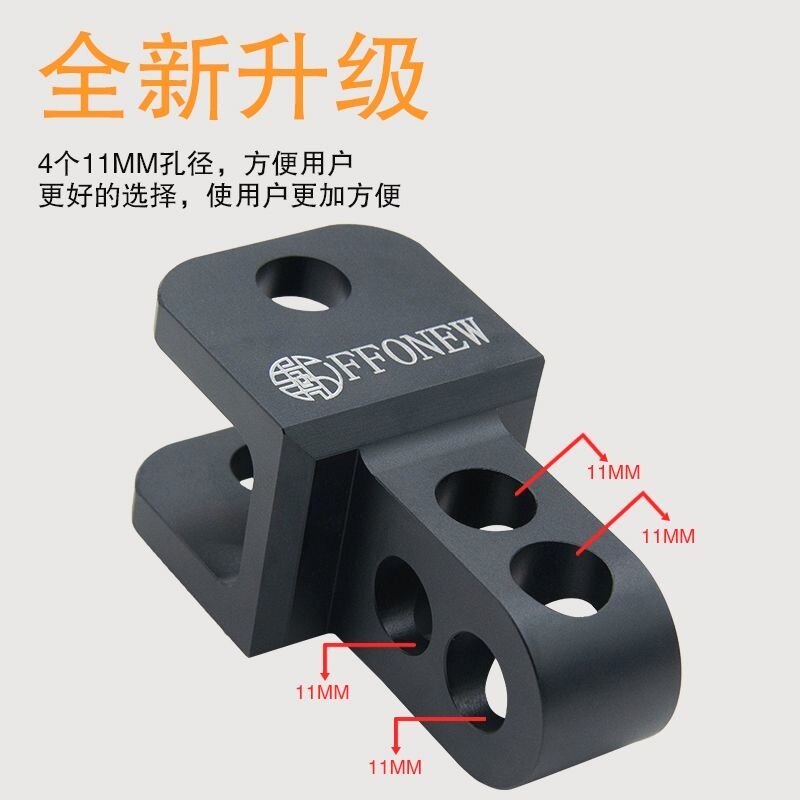 电动车踏板机车后避震m8m10加高避震增高器铝合金减震增高器件