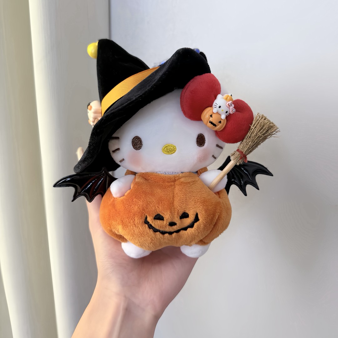 万圣节限定正版hellokitty包包挂件书包背包装饰车载摆件生日礼物