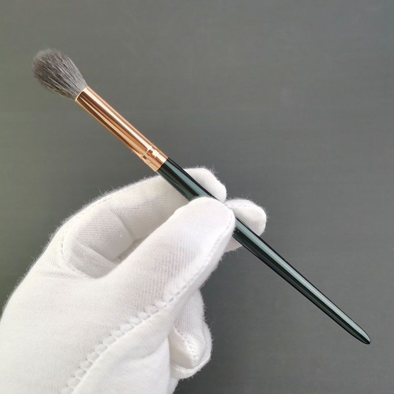 墨绿系火苗型眼影刷细光峰羊毛眼部晕染高光软毛化妆刷一支动物毛