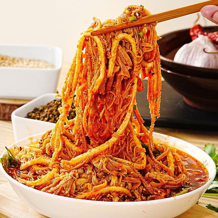 品品冷吃千层肚冷吃毛肚休闲零食红油牛肚开袋即食免煮