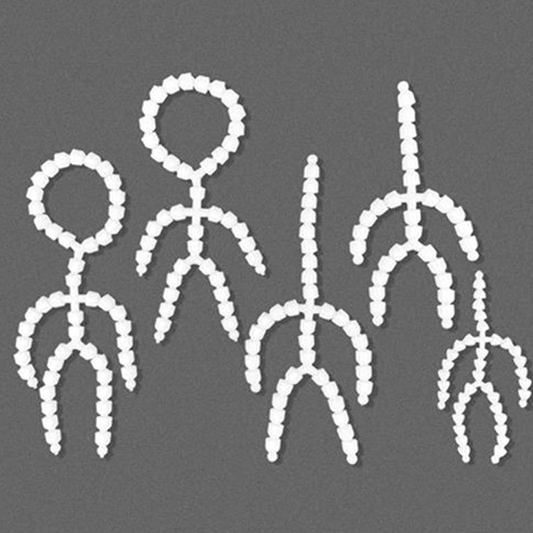 玩偶支架摆造型坐立骨头棉花娃娃骨架20cm/15cm/10cm有声无声塑料