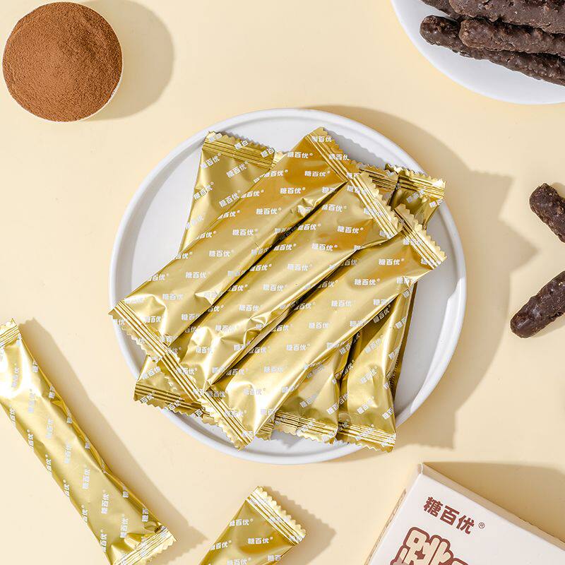 新糖百优跳跳糖巧克力棒条形棒体验巧克力加跳跳糖魔（代可可脂）