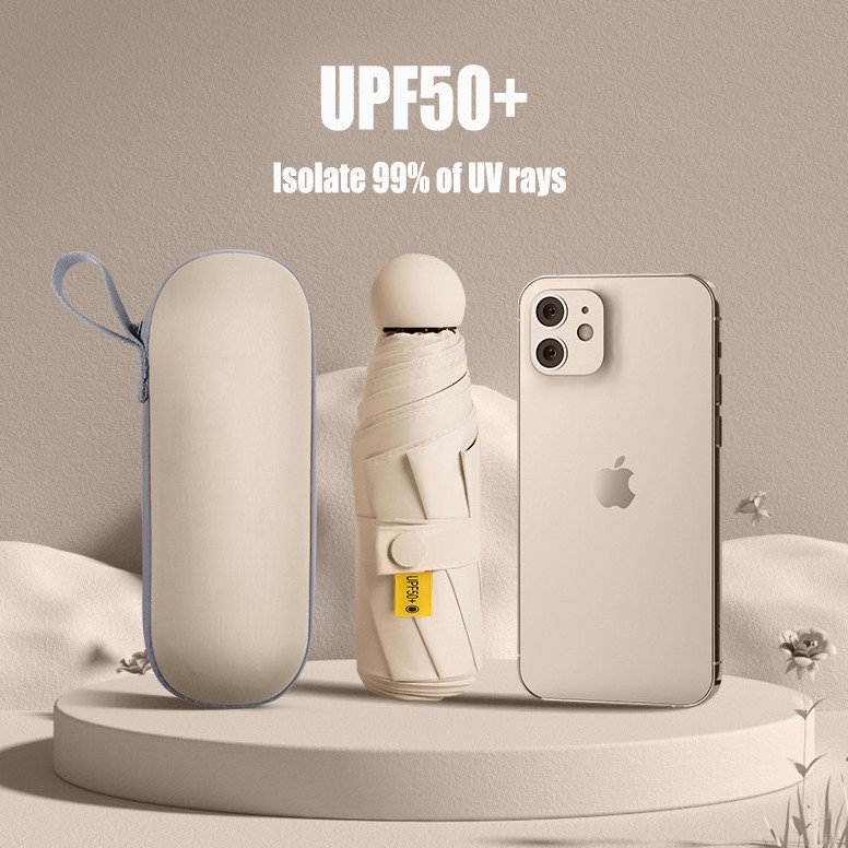 mini umbrellas UPF50+ Sun umbrella Travel UV umbrellas Small