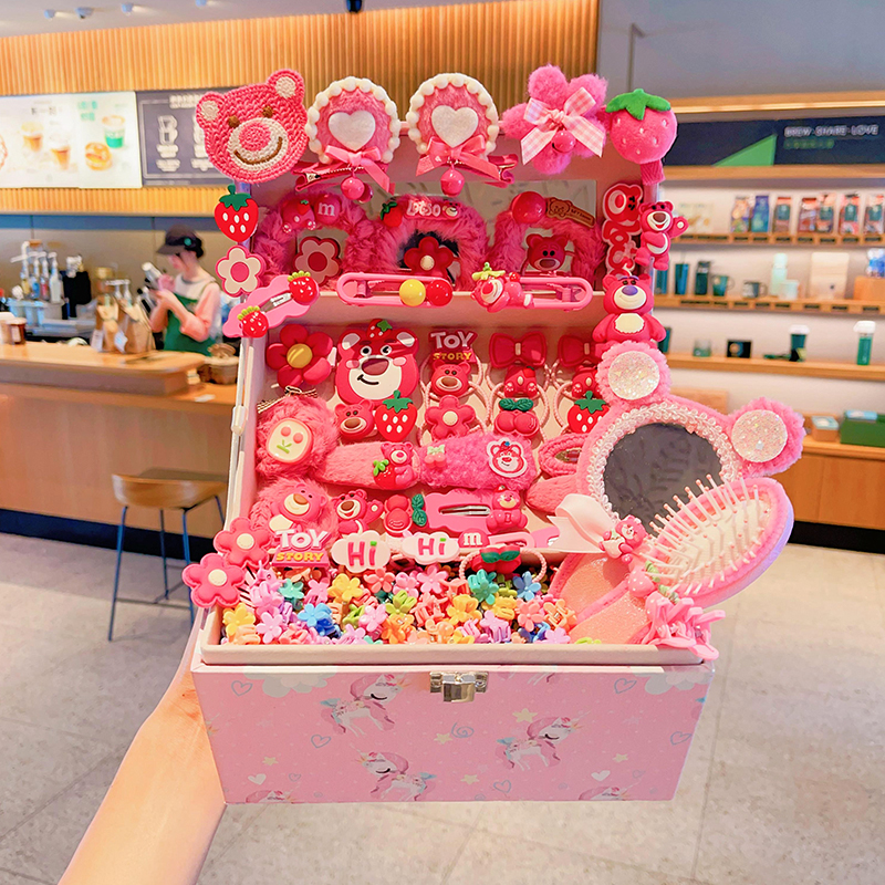 儿童发夹礼盒套装送小女孩