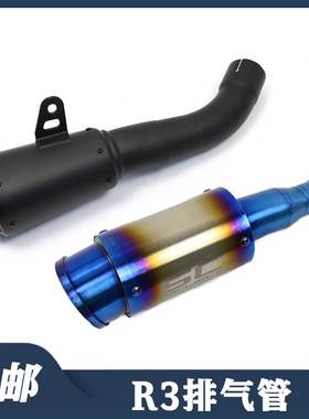 摩托车改装大排声浪天蝎15-18YZF-R3YZF-R2503直上无无损排气管