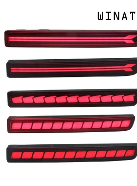 适用于三菱XFORCE 2023-2024 LED后杠灯刹车灯改装尾灯3功能