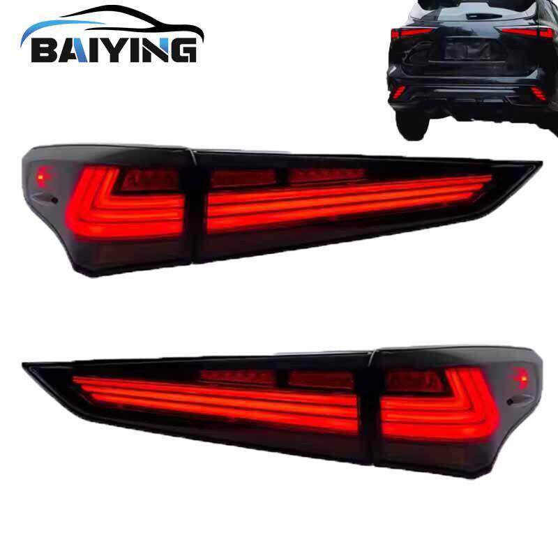 适用于丰田汉兰达 21-23 尾灯黑流光转向HC-HILD-6077A-S跨境