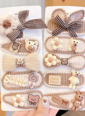 儿童发夹侧边刘海碎发bb夹子头饰发卡女童发夹刘海夹头饰2025新款