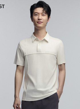 MOST/姆氏德男装白色短袖t夏潮商务翻领保罗衫棉POLO衫C42211082