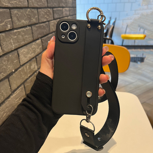 适用oppok11x手机壳新款K12保护套女生情侣可背带斜跨挂绳0pp0k10pro磨砂硅胶k9x高级感创意腕带K10S防摔软壳