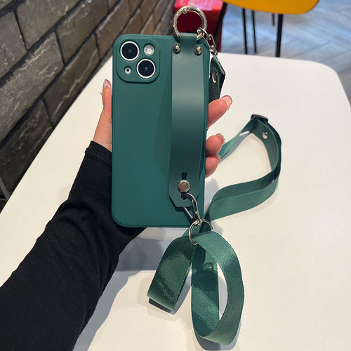 适用一加ace2v磨砂硅胶女腕带壳