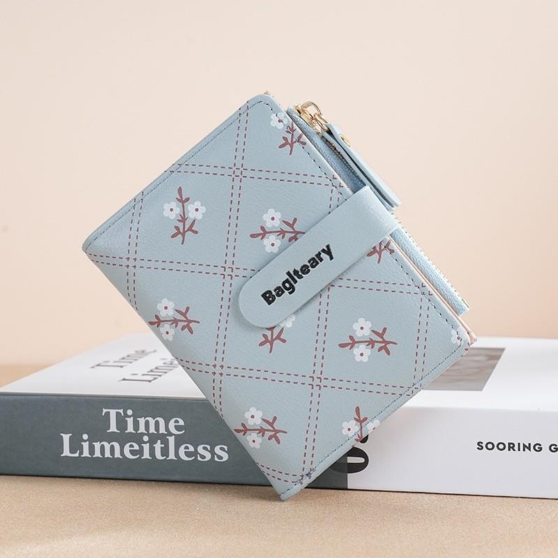 女生高颜值小钱包多卡位卡包零钱包二合一女士高端折叠钱夹女随身