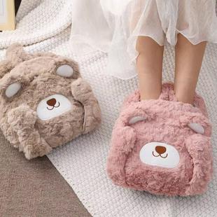 女生脚冷神器暖脚宝暖脚神器捂脚热水袋充电式 可爱毛绒电暖宝防爆