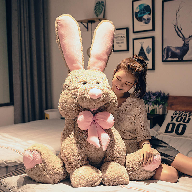 美国兔子大号毛绒玩具睡觉抱枕