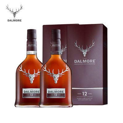 【大摩旗舰店】DALMORE/大摩12年*2威士忌苏格兰单一麦芽进口洋酒