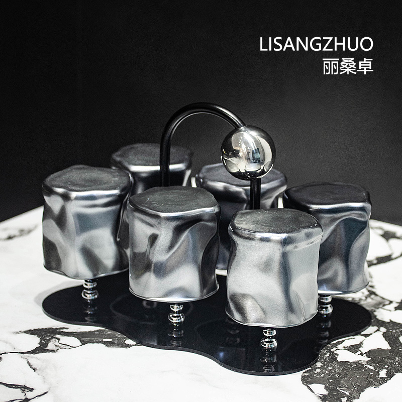 丽桑卓收纳倒挂沥水杯架