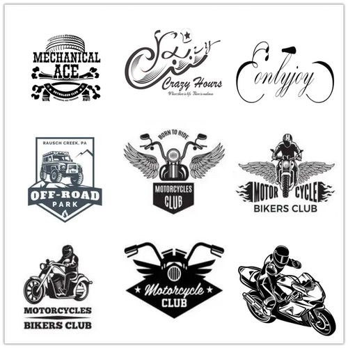 机车logo设计电竞俱乐部赛事吃鸡霸气头像团队和平精英剧本杀标志