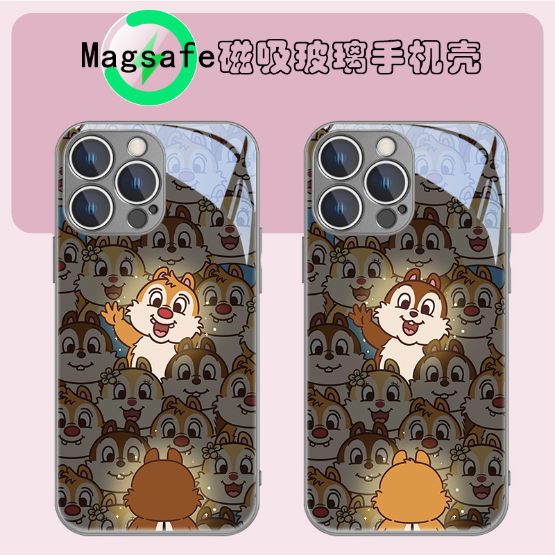 奇奇蒂蒂情侣magsafe磁吸手机壳