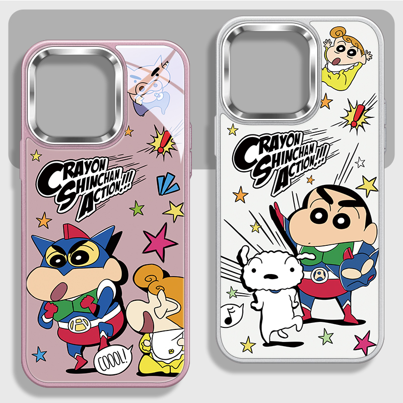 卡通可爱蜡笔小新玻璃手机壳