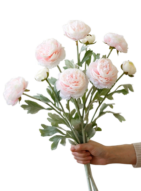 绢花露莲高端新款橱窗摆件花艺