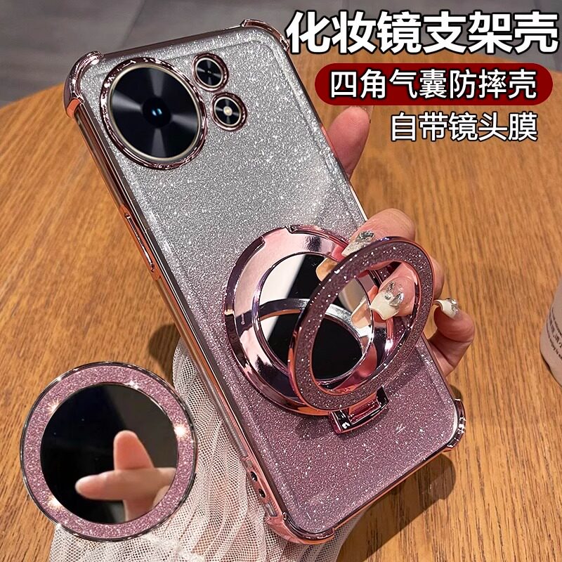 适用华为麦芒40手机壳TYH651M-02保护套麦忙40防摔卖萌4o潮男女麦茫30镜头全包迈盲四十5g透明TYH641M镜头膜