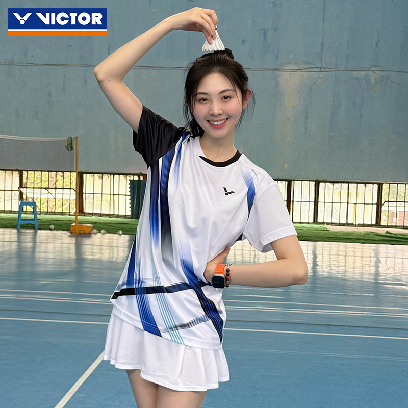 VICTOR雅思组合针织T恤