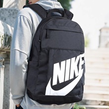 耐克运动双肩包男初中生女高中生女生旅行包nike书包男生黑白轻便