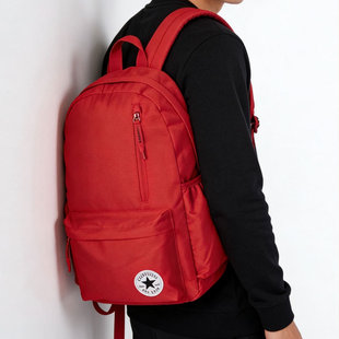 匡威书包女运动双肩包男学生大容量女士Converse红色背包女生初中