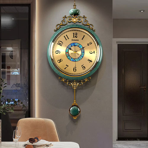 【超静音】高端欧式复古挂钟