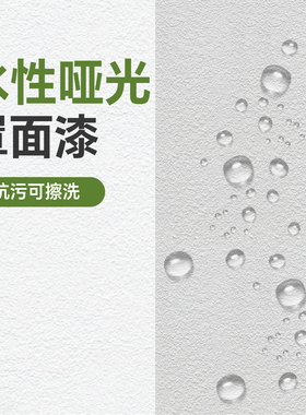 三青漆哑光罩面清漆室内水性防水墙面可擦洗乳胶油漆透明自刷罩光
