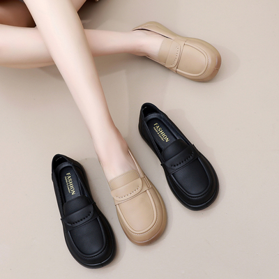 春秋妈妈鞋单鞋舒适软底轻便防滑