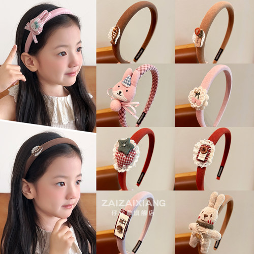 儿童卡通发箍女童不勒头发饰