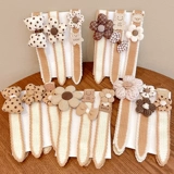 Детская челка, повязка на голову на липучке, ободок с бантиком, аксессуар для волос