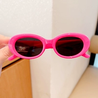 68# Розовая красная овальная маленькая рама