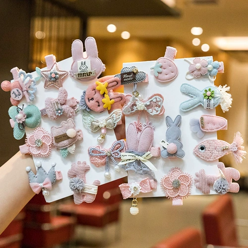 Детская безопасная заколка для волос, щипцы, милые шпильки для волос, аксессуар для волос