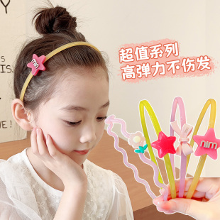 儿童防滑带齿发箍可爱小女孩刘海碎发头箍头饰女童卡通束发卡发饰